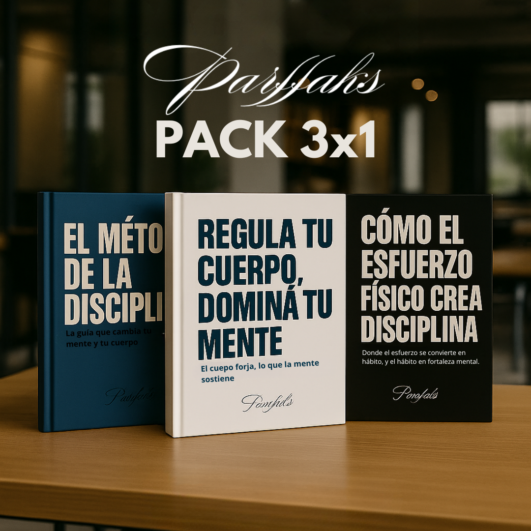 Parffaks Pack 3x1: Mentalidad + Fuerza + Disciplina